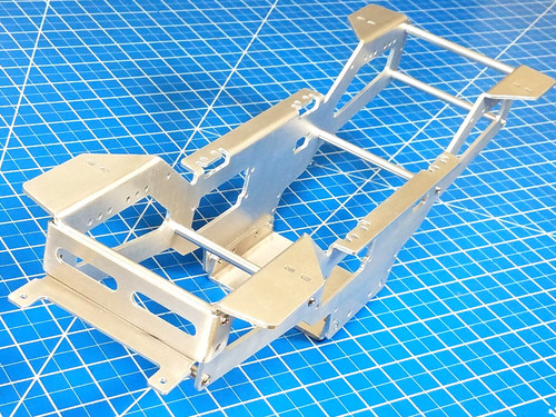 Aluminum chassis kit - aluminum, tamiya