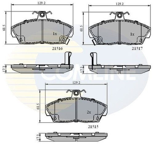 Front brake pads for - pads, zr