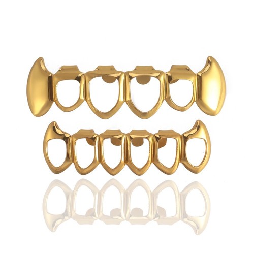 Open face grillz - open,
