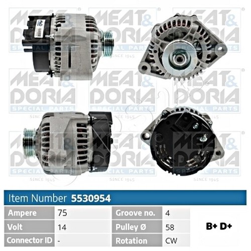 Alternator fits smart - fits, cabrio
