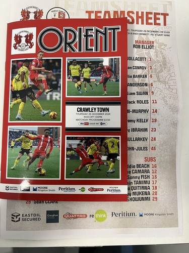 Leyton orient crawley town - leyton,
