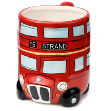 Routemaster London Icons Red Bus Shaped Mug 460ml Ceramic British Souvenir Gift