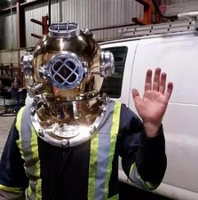18” Full Size Diver Diving Helmet Mark V Deep Sea Scuba Helmet Gift