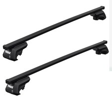 Thule SquareBar Evo Roof Bars Black fits Kia Sorento 2010-2015 5 doors
