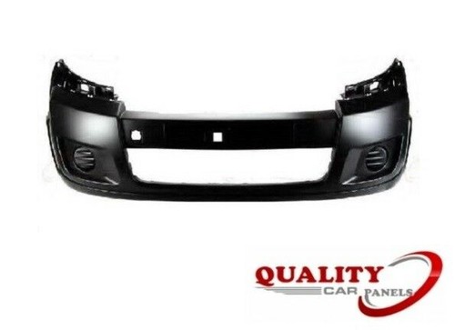 Front bumper black fits - front,
