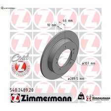 2x BRAKE DISCS 540.2489.20 FOR