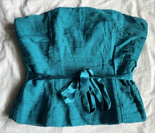 Coast turquoise strapless silk - turquoise,