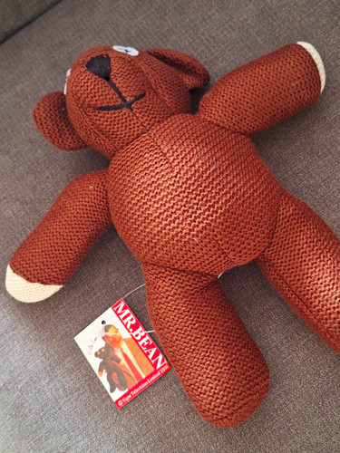 Bean teddy plush soft - mr, bean's
