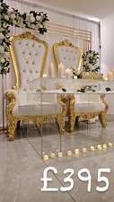 wedding decorations/Throne Chair/Backdrop Stages/  HIRE ONLY  