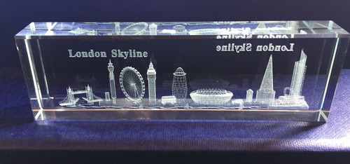 London skyline crystal - skyline, 3d