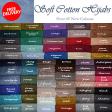 New Premium Quality Soft Cotton Silk Modal Maxi Hijab Scarf Shawl Wrap Headscarf