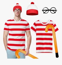 4PCS Men's Wally Costume Set