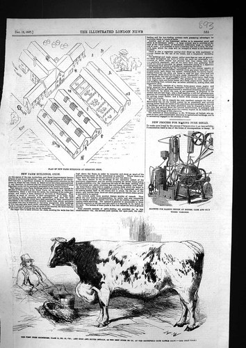 Old 1857 plan farm buildings - 1857,