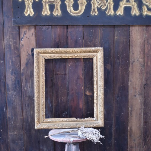 Antique gilt gesso frame - antique,