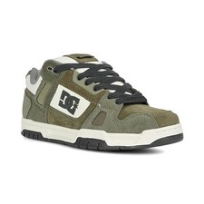 DC Stag Skate Shoes - Khaki/Dark Olive
