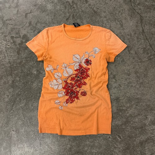 Y2k 90s sledge orange floral - 90s,