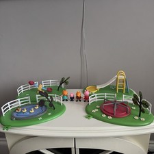 Peppa Pig Park Bundle Seesaw, Duck Pond,  Slide, Roundabout, 4 Figures Play Set