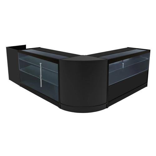 Black shop counter set vega - shop,