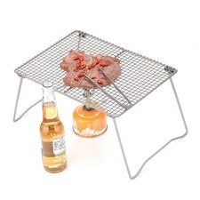 Portable Titanium Net Grill Versatile Cooking Options for Any Outdoor Activity