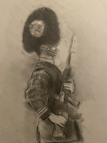British soldier irish guards - british,