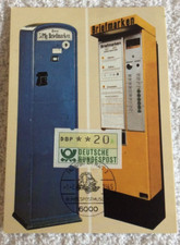 Old and new postage stamps - and,