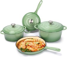 Enameled cast iron cookware - cast,