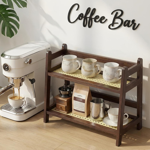 Coffee station organizer - station, for
