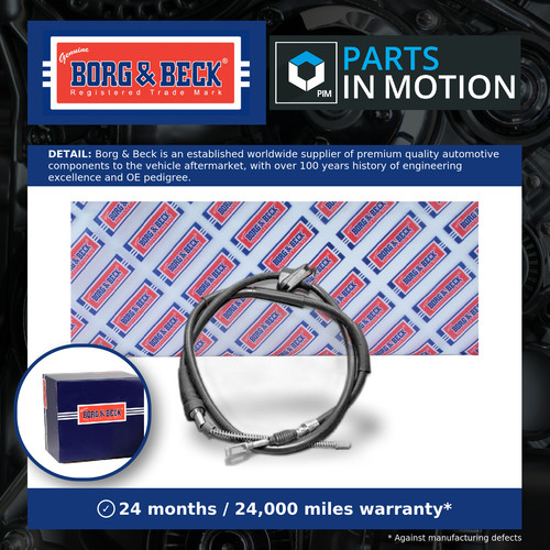 Handbrake cable fits audi - handbrake,