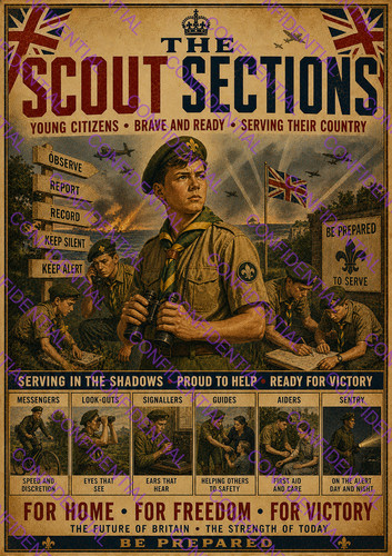 Scout sections army - army, ww2