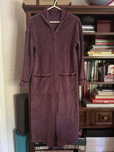 Ladies purple plum zip - purple,