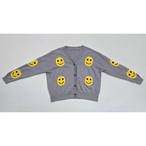 Chouyatou smiley face cardigan - chouyatou,