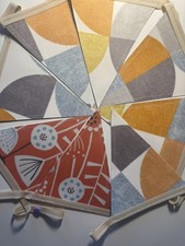 Handmade Oilcloth Bunting -