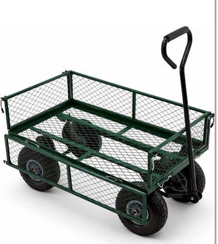 Oypla heavy duty garden cart - garden,