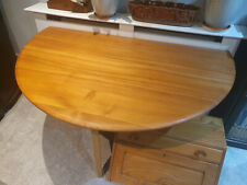 Vintage Blonde Ercol Model 610 Drop Leaf Sutherland Dining Table