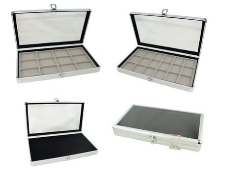 Aluminium display case glass - display,