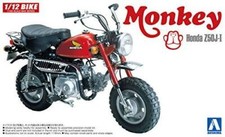 Aosima 1/12 Scale Honda Monkey Bike Model Kit from Japan 0936