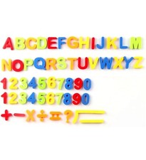  Magnetic Letters Alphabet Numbers Educational Toy Fridge Magnets UK