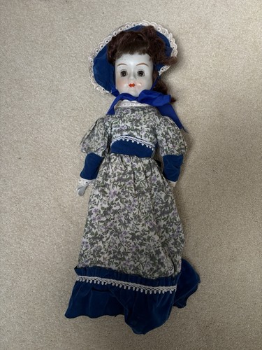 Vintage porcelain doll - vintage,