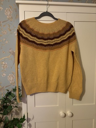 Toast mustard fairisle - toast,