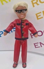 Vintage 1968 Pedigree Joe 90 Figure Doll + Original Shoes & Glasses No Box