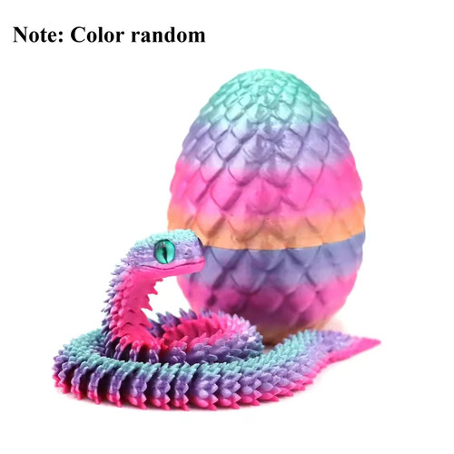 Print snake dragon egg - 3d,