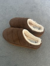 Primark Slippers Brown Size