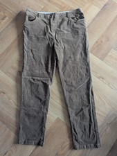 Country Rose Brown Cord Jean Trousers Size 16