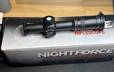 Nightforce ATACR 1-8x24 F1 .1 Mil-Radian NVD PTL FC-DMX Black Riflescope w/Flip