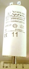 Arcotronics C274AC35110AA0J Motor Run Capacitor 11uF 420/470Vac MBJ3-08