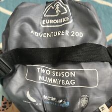 Eurohike Adventurer 200 Mummy Sleeping Bag 2 Season Grey Right