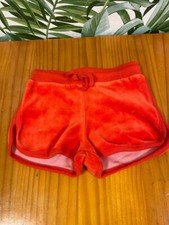 Katvig red velvour shorts size 1year