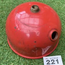 Vintage Tilley Lamp X246B Base Brass Paraffin Fuel Tank Red Pressure Lantern