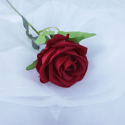 Artificial single rose - artificial,