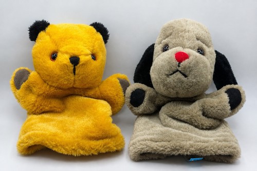 Sooty and sweep plush hand - plush,